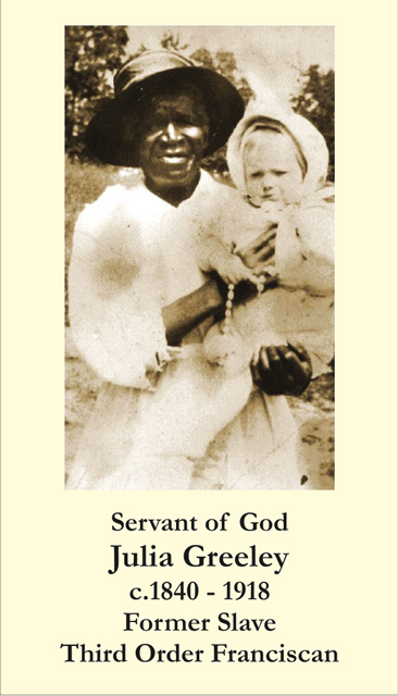 Servant of God Julia Greely Prayer Card